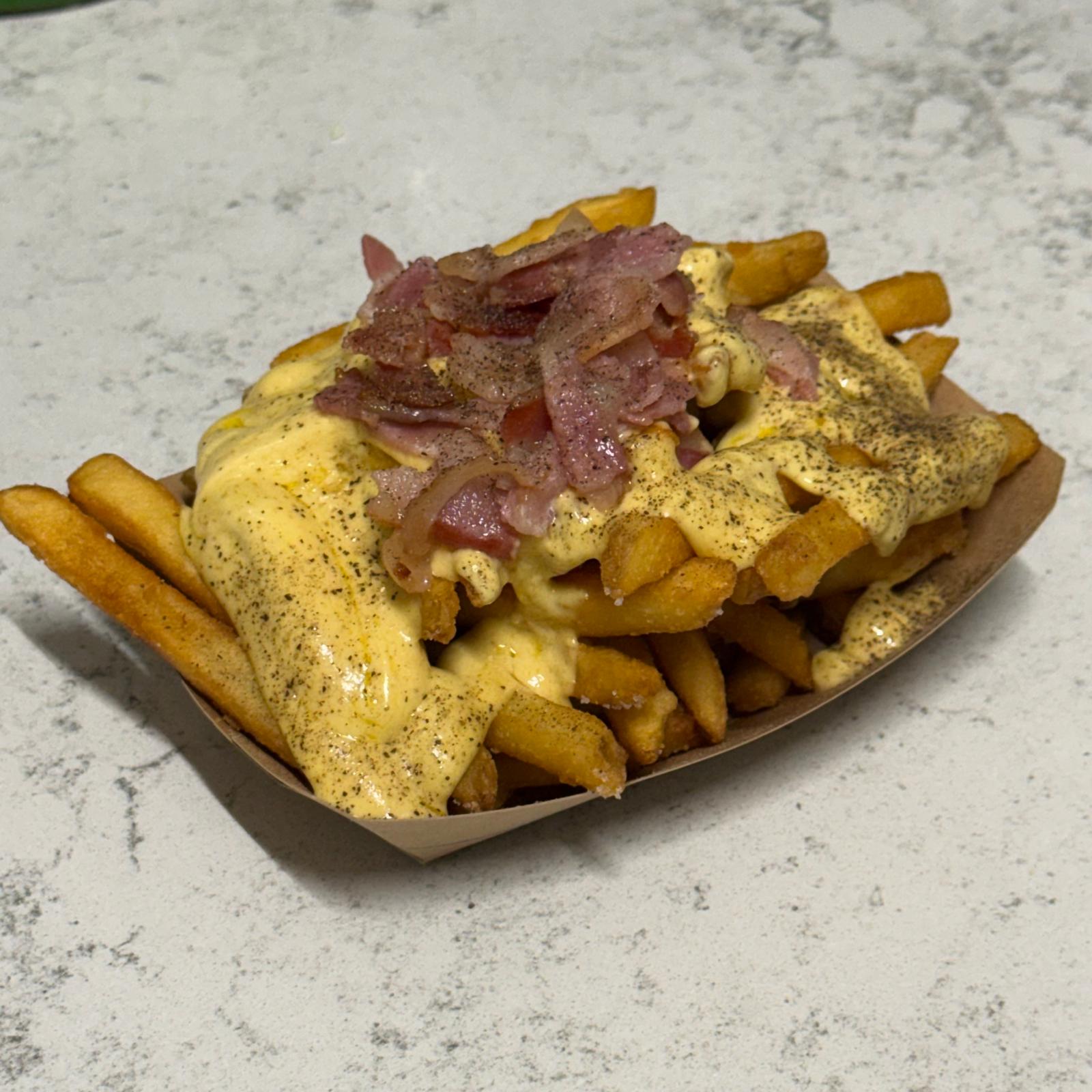Patate crunch alla carbonara