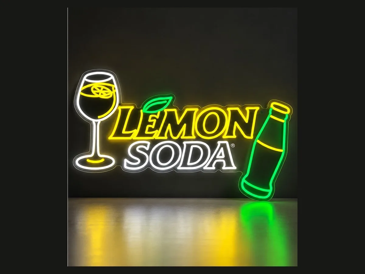 Insegna luminosa Lemon Soda